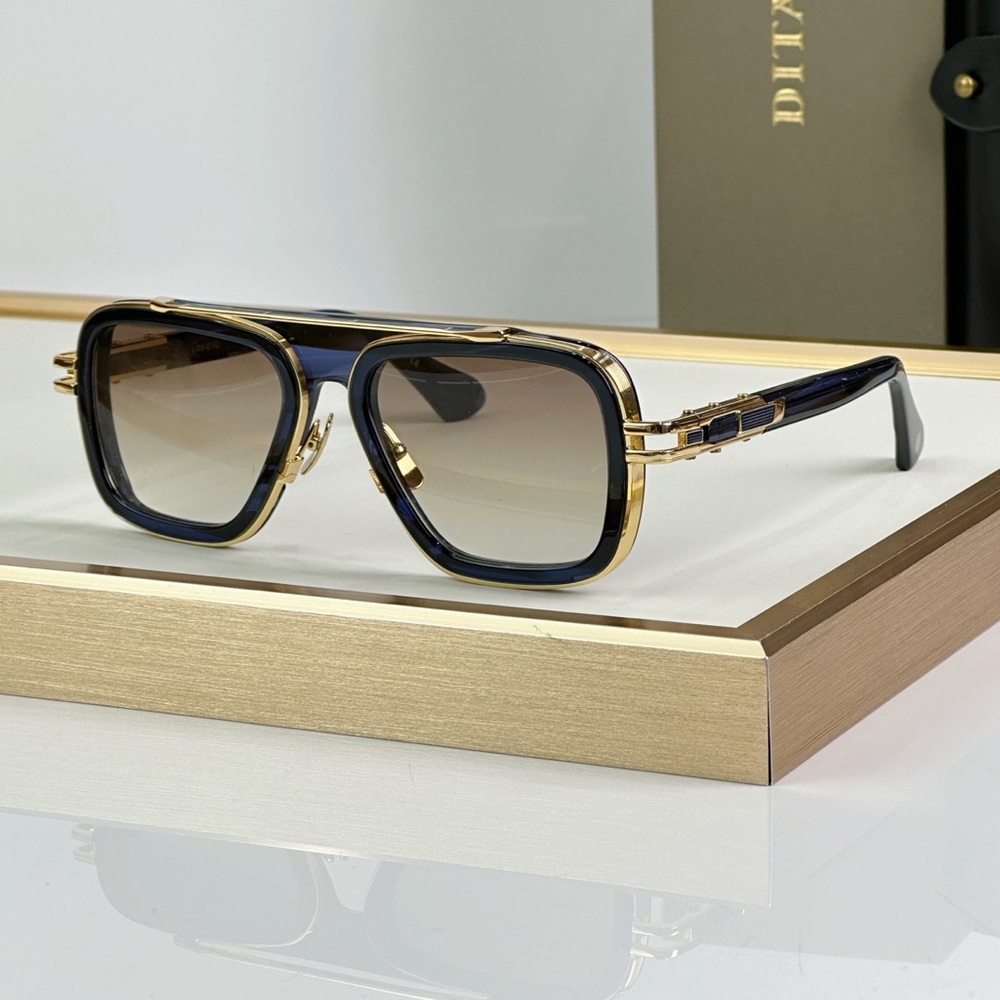 DITA Gold and Black Designer Sunglasses